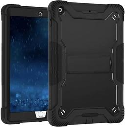 ShockProof Rugged Armor iPad Case for iPad 9.7" - Black