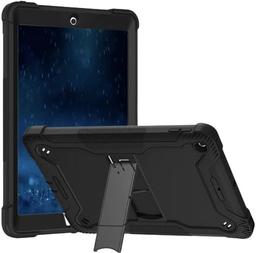 ShockProof Rugged Armor iPad Case for iPad 9.7" - Black