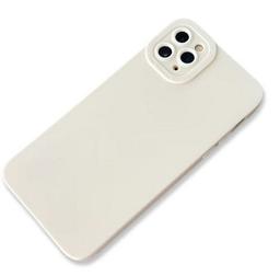 Silicon Back Cover Case for iPhone 11 Pro Max - White