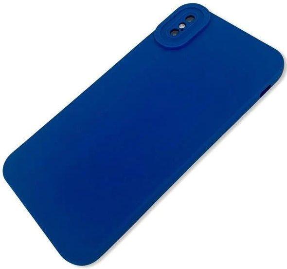 Silicon Back Cover Phone Case for iPhone XS Max - Blue - Brand New