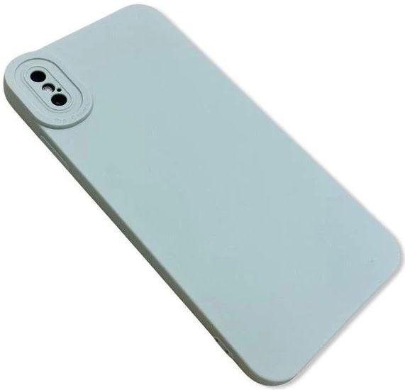 Silicon Back Cover Phone Case for iPhone XS Max - White - Brand New