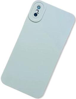 Silicon Back Cover Phone Case for iPhone XS Max - White