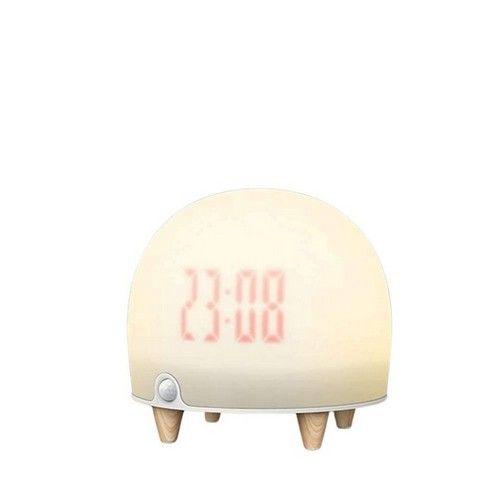 Techoutlet Soft touch bedside light & alarm clock - Default - Brand New