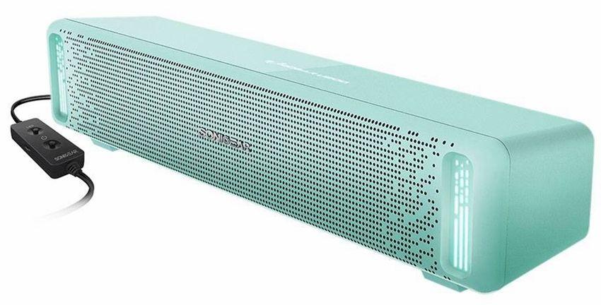 Sonicgear  U200 Powerful Speaker Wired Soundbar - Mint - Brand New