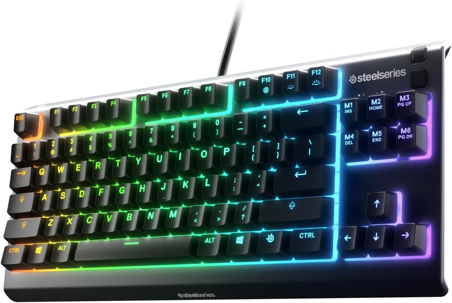 SteelSeries Apex 3 TKL Wired Gaming RGB Keyboard