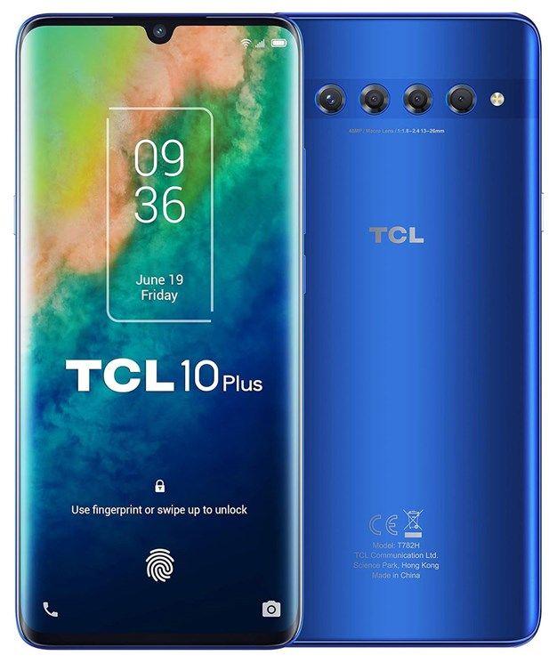 TCL 10 Plus 64GB in Moonlight Blue in Excellent condition