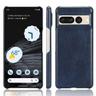 TechUp Hard Leather Case for Google Pixel 6A - Blue