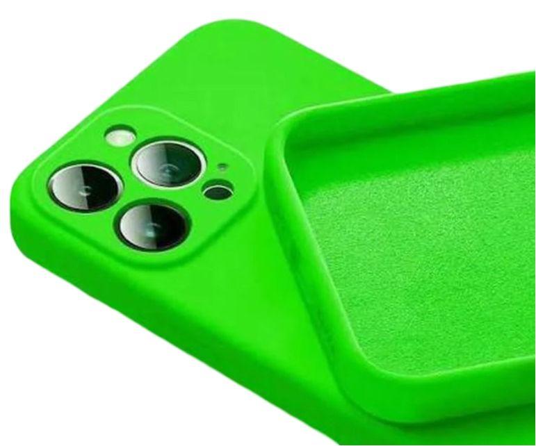 TechUp  Silicone Cushion Phone Case for iPhone 12 Pro - Green - Brand New