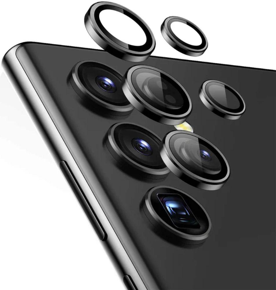 Tough On  Camera Lens Protector for Galaxy S24 Ultra - Black - Brand New