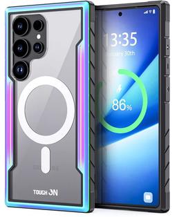 Tough On Iron Shield Phone Case for Galaxy S25 Ultra - Iridescent