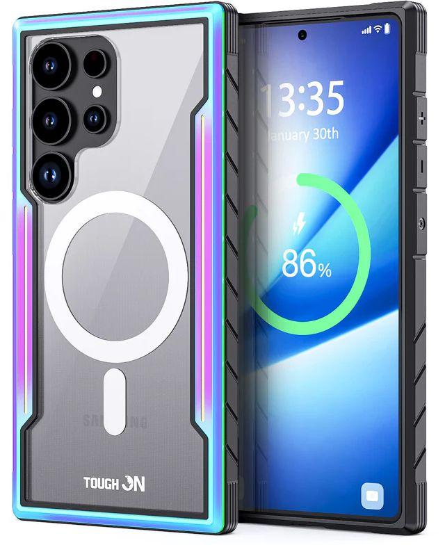 Tough On Iron Shield Phone Case for Galaxy S25 Ultra - Iridescent