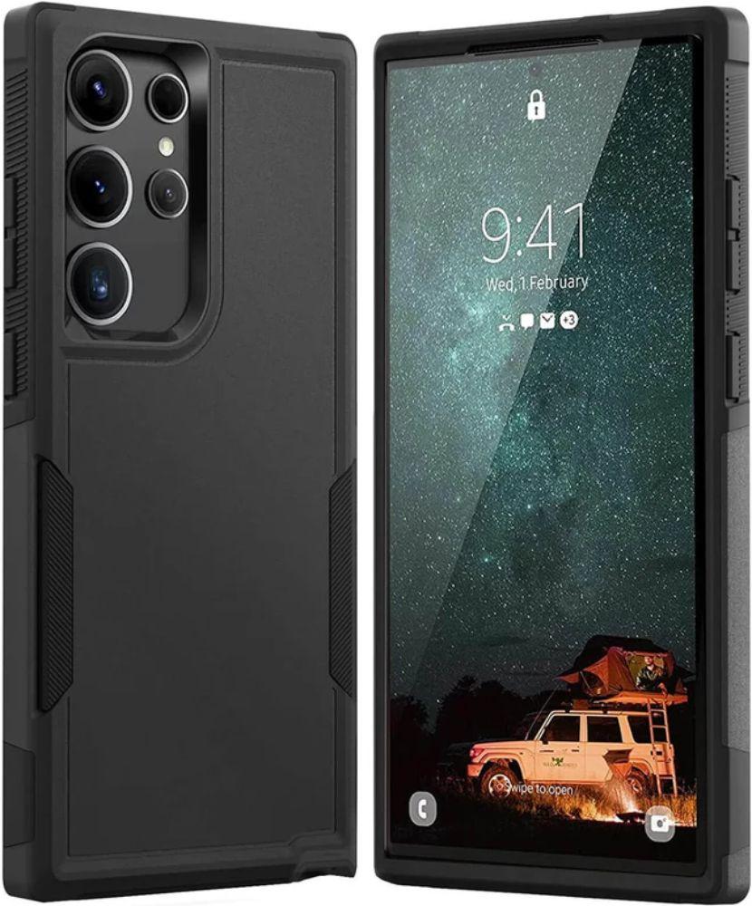 Tough On Phone Case Heavy Armor for Galaxy S24 Ultra - Black