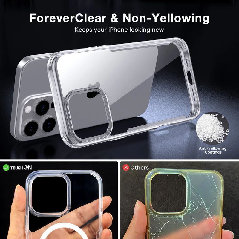 Tough On Phone Case Tough for iPhone 16 Pro - Clear