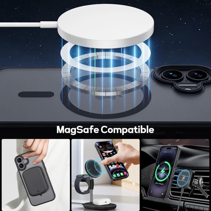 Tough On Phone Case With MagSafe for iPhone 16 Plus - Matte Black