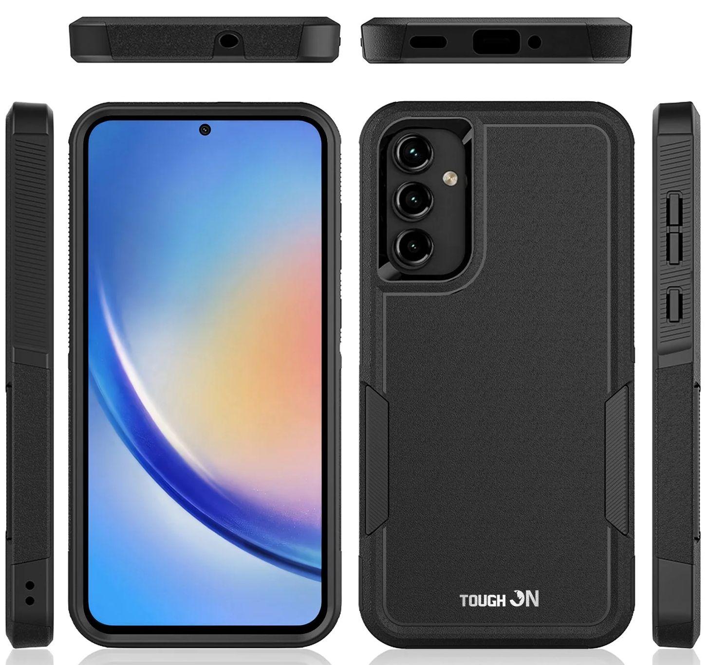 Tough On Tough Armor Phone Case for Galaxy A35 (5G) - Black