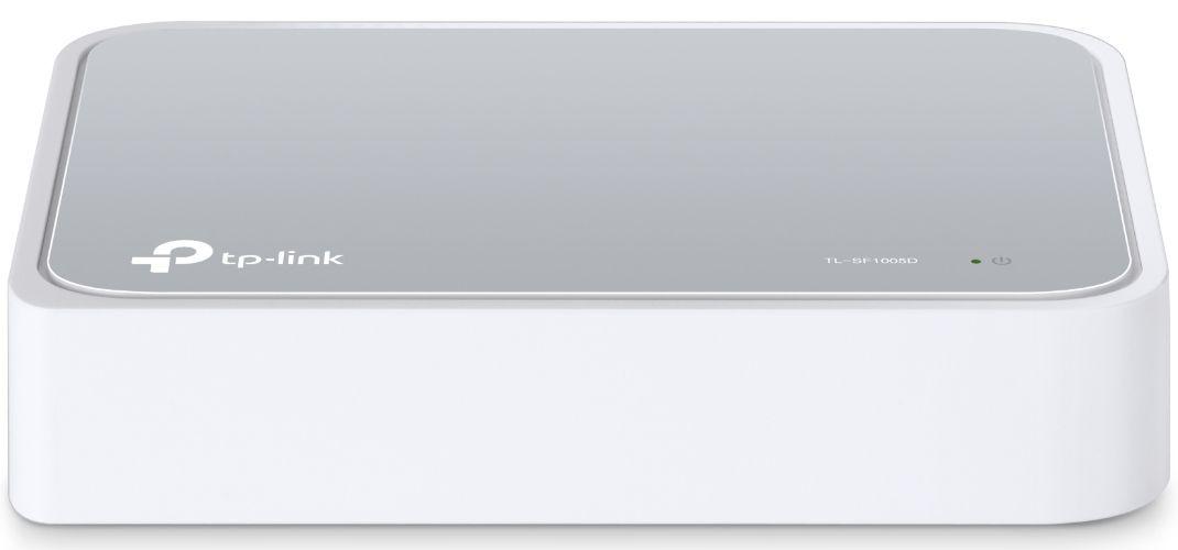 TP-Link  TL-SF1005D 5-Port 10/100Mbps Desktop Switch - White - Brand New