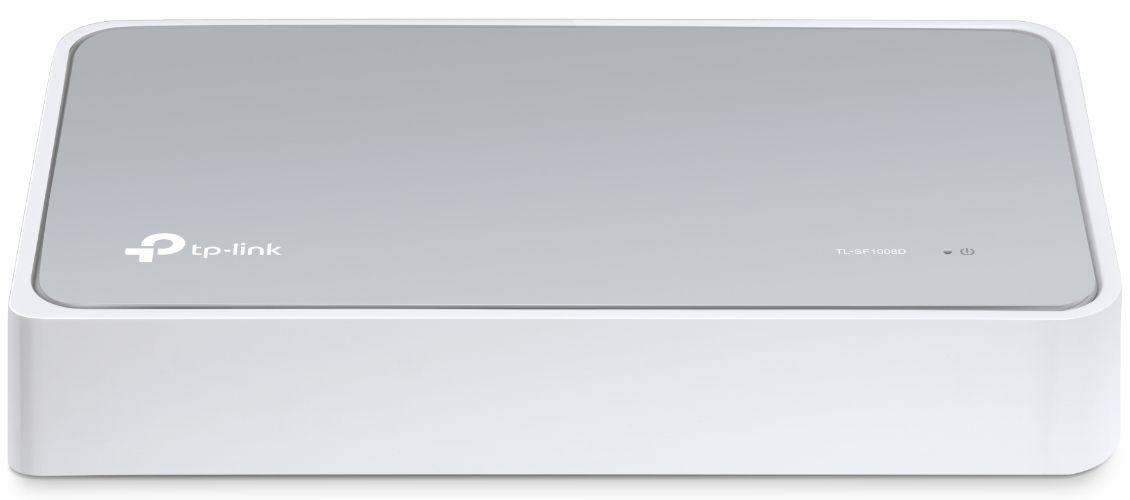 TP-Link  TL-SF1008D 8-Port 10/100Mbps Desktop Switch - Gray - Brand New