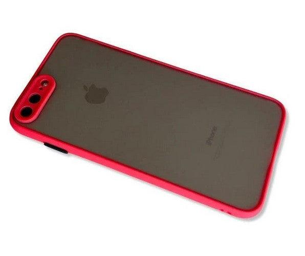 Translucent Frosted Case for iPhone 7 Plus/ 8 Plus - Red - Brand New
