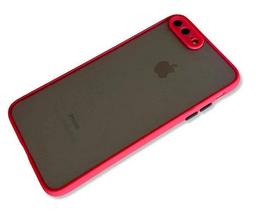 Translucent Frosted Phone Case for iPhone 7 Plus/ 8 Plus - Red