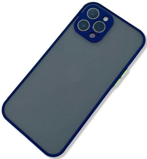 Translucent Frosted Phone Case for iPhone 12 Pro Max - Blue - Brand New