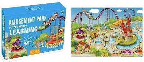 Refurbished Tristar Large Puzzle - Amusement Park Theme (60pcs) - Reebelo New Zealand