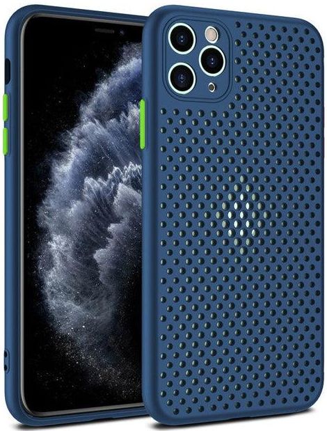 Ultra Thin Silica Gel Phone Case for iPhone X - Blue