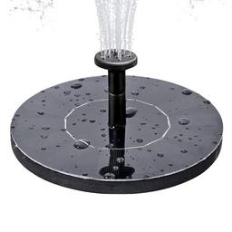 Urban Global Floating Solar Powered Fountain Pump - Black