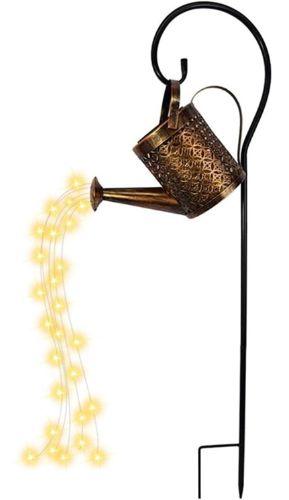 Urban Global  Outdoor Garden Kettle Light Solar LED - Brown - Brand New