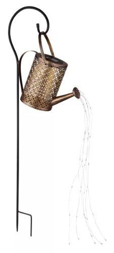 Urban Global Outdoor Garden Kettle Light Solar LED - Brown