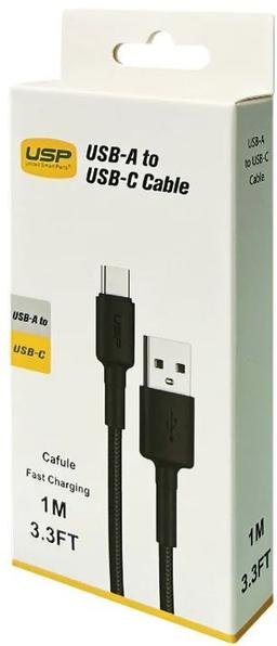 USP Boost Up USB-C to USB-A Cable 1m - Black