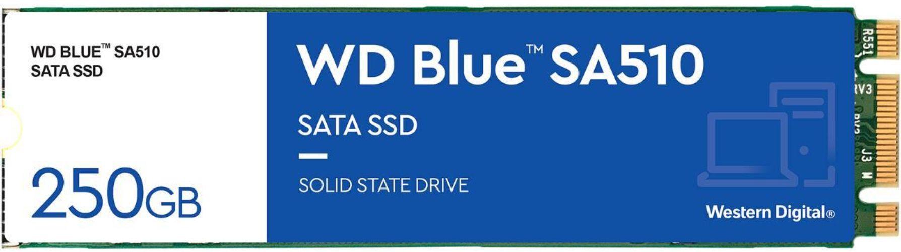 Western Digital  Blue SA510 SATA SSD M.2 2280 - 250GB - Blue - Brand New