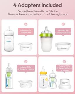 W-Maxa Portable Bottle Warmer Travel Bottle SM-2301