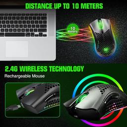 WolfLawS KM-1 Wireless Gaming Mouse