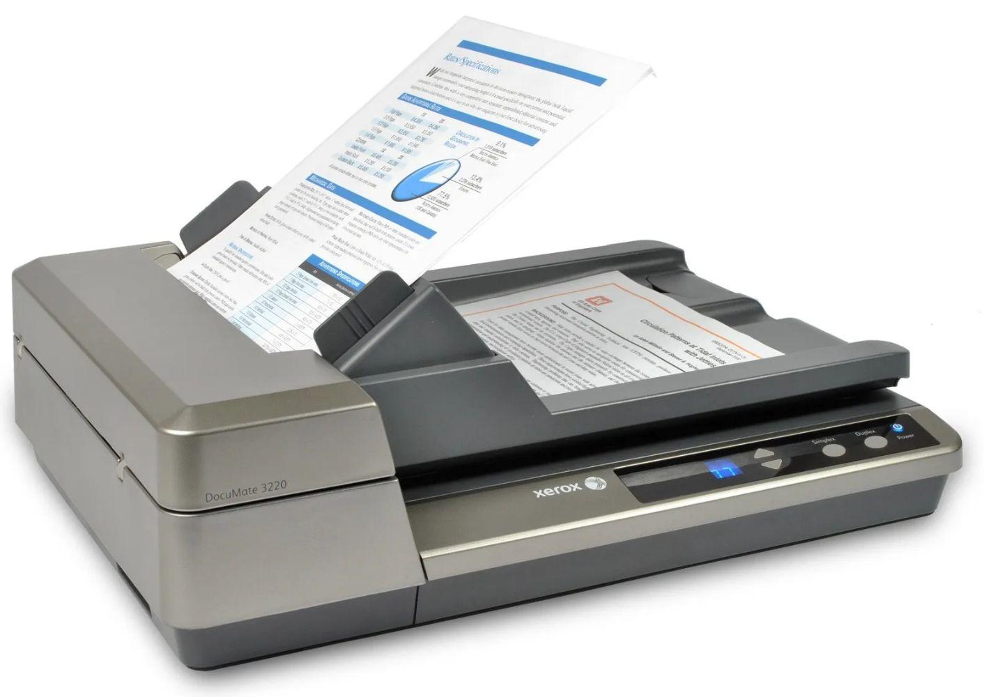 Xerox DocuMate 3220 Flatbed Scanner