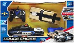 Yuandi Polica Chase RC Cars (Twin Car Pack) - Brand New - Black & Gold