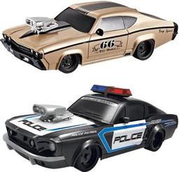 Yuandi Polica Chase RC Cars (Twin Car Pack) - Brand New - Black & Gold