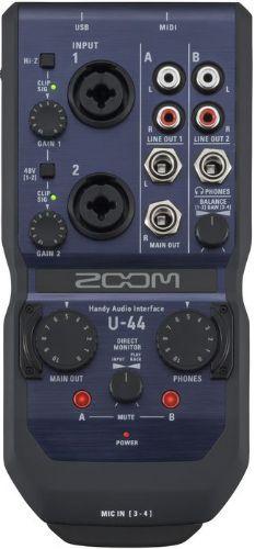 Zoom U-44 Portable 4x4 USB Handy Audio/MIDI Interface