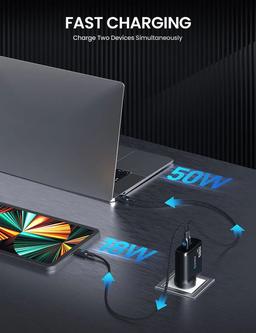 Zyron Powaforce 68W GaN 5 Charger