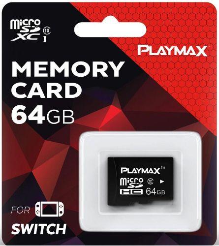 Playmax  NSW Memory Card 64GB - Black - Brand New