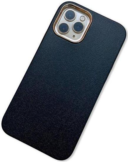 Shockproof Camera Lens Plated Phone Case for iPhone 11 Pro - Black - Brand New