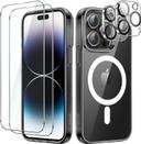 No.1 Casing Max-Protection 5 in 1 Magnetic Case for iPhone 15 Plus + Tempered Glass Screen Protector + Camera Lens Protector in Black in Brand New condition