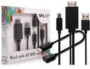 MHL Micro USB to HDMI MHL Cable HDTV Adapter for MHL-Enabled Android Smartphones in Black in Brand New condition