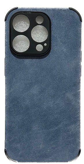 TechUp  Soft TPU Suede Phone Case for iPhone 11 Pro Max - Blue - Brand New