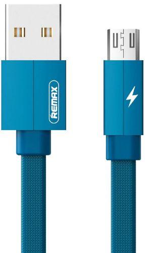 Remax  RC-094m Kerolla Micro USB Braided Fast Charging Cable 2.4A (1M) in Blue in Brand New condition