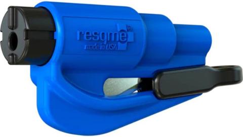 Resqme  Seatbelt Cutter / Window Breaker Car Escape Tool  - Blue - Brand New