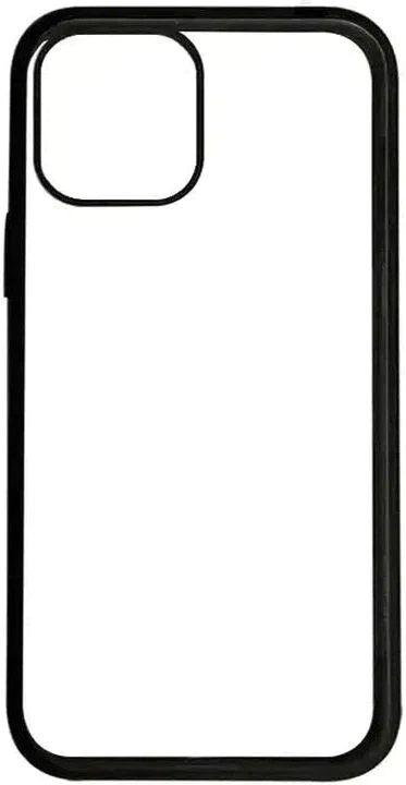 Clear Back Phone Case with Black Frame for iPhone 13 - Clear/Black - Brand New