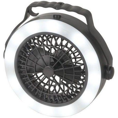 JCMatthew Camping Fan 6500 RPM with built-in Lantern - Default - Brand New