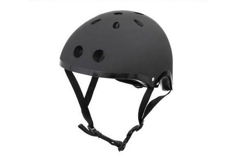 Mini Hornit LIDS Children's Bicycle & Scooter Helmet with Flashing Safety Lights - STEALTH BLACK Style - Default - Brand New