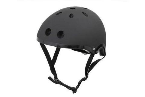 Mini Hornit LIDS Children's Bicycle & Scooter Helmet with Flashing Safety Lights - STEALTH BLACK Style - Default - Brand New