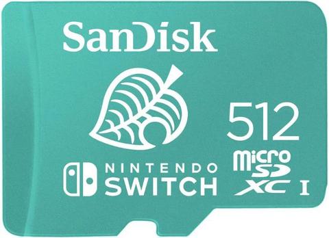 SanDisk  microSDXC Card for Nintendo Switch - Green (512GB) - Brand New